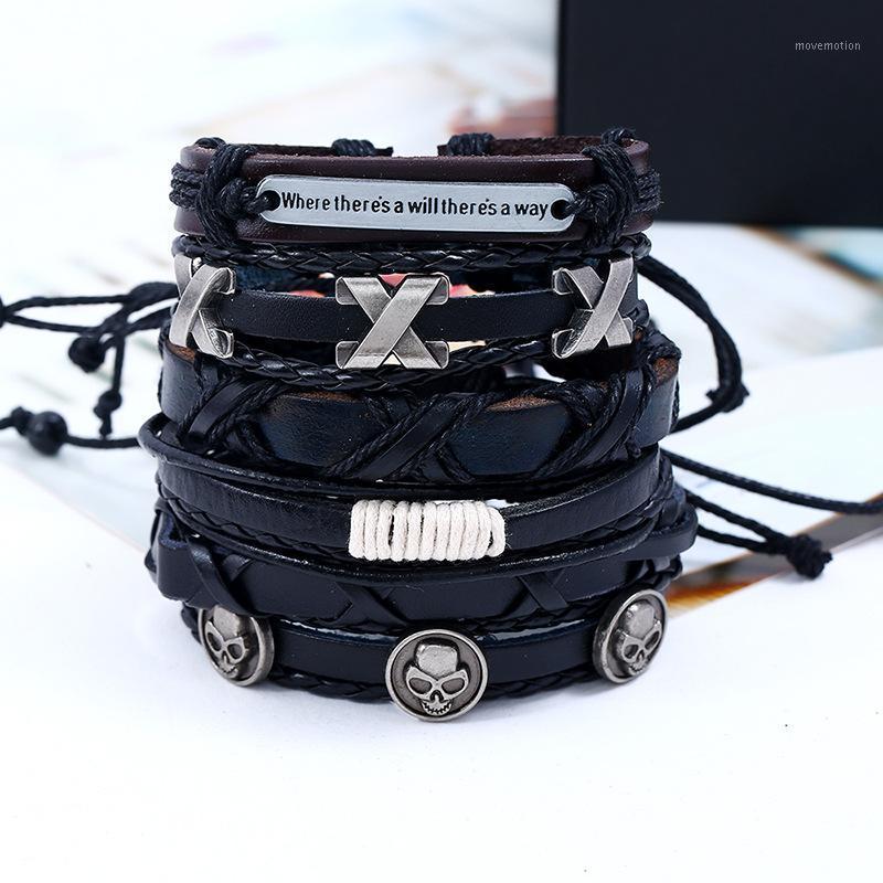 gothic Men's jewelry punk Jewelry Handmade DIY 6pcs / set Adjustable Leather Bracelets for Men fashion Bracelets1
gothic Men's jewelry punk Jewelry Handmade DIY 6pcs / set Adjustable Leather Bracelets for Men fashion Bracelets1