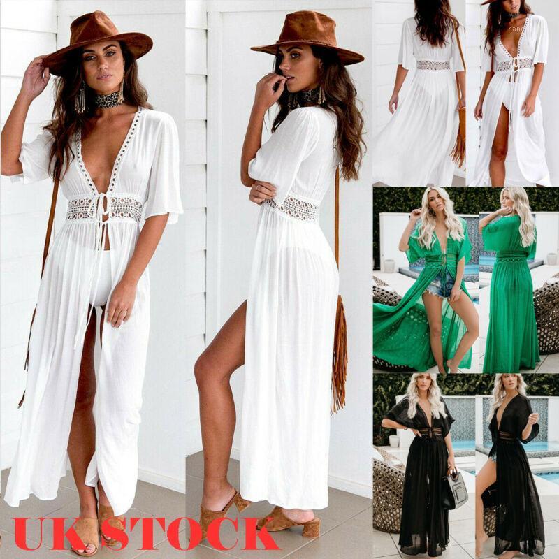 2020 New Fashion Women Summer Ladies Solid Sexy Lace Boho Bikini Beachwear Coverup Long Maxi Beach Dress Swimwear1
2020 New Fashion Women Summer Ladies Solid Sexy Lace Boho Bikini Beachwear Coverup Long Maxi Beach Dress Swimwear1