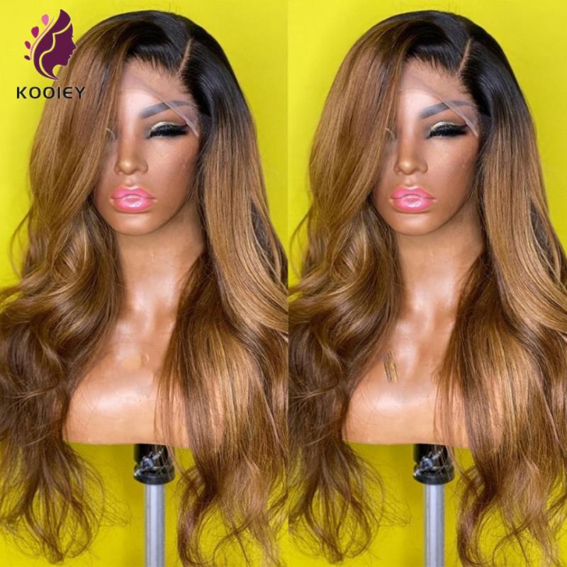 Ombre Brown Left Part Lace Front Human Hair Wigs With Baby Hair Ombre Color 1B/30 Body Wave 13x4 Lace Wig With Natural Hairline, Natural color
Ombre Brown Left Part Lace Front Human Hair Wigs With Baby Hair Ombre Color 1B/30 Body Wave 13x4 Lace Wig With Natural Hairline, Natural color