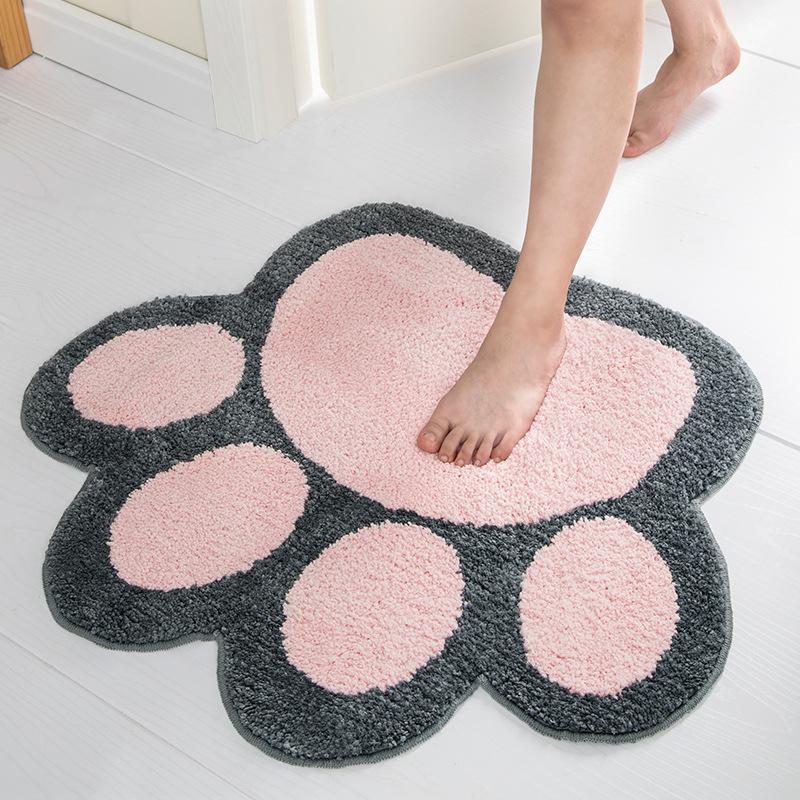 Cartoon Home Flocking Cat Printed Mat Absorb Water Non-slip Super Soft Quick Dry Foot Pad Kid Room Bedside Home Decor Carpet1, Pink cat
Cartoon Home Flocking Cat Printed Mat Absorb Water Non-slip Super Soft Quick Dry Foot Pad Kid Room Bedside Home Decor Carpet1, Pink cat