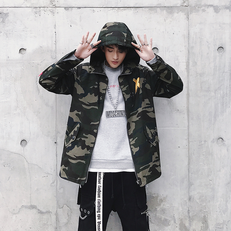 Men camouflage Jacket X Coat Jackets Hip Hop Camo Sunday Jackets Us Size S-XL 201116