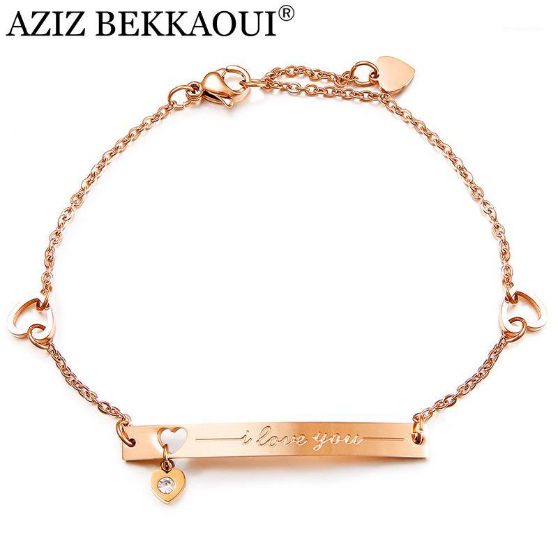 AZIZ BEKKAOUI Engrave Name Stainless Steel Letter I Love You Heart Bracelets For Women Fashion Romantic DIY letter Jewelry1
AZIZ BEKKAOUI Engrave Name Stainless Steel Letter I Love You Heart Bracelets For Women Fashion Romantic DIY letter Jewelry1