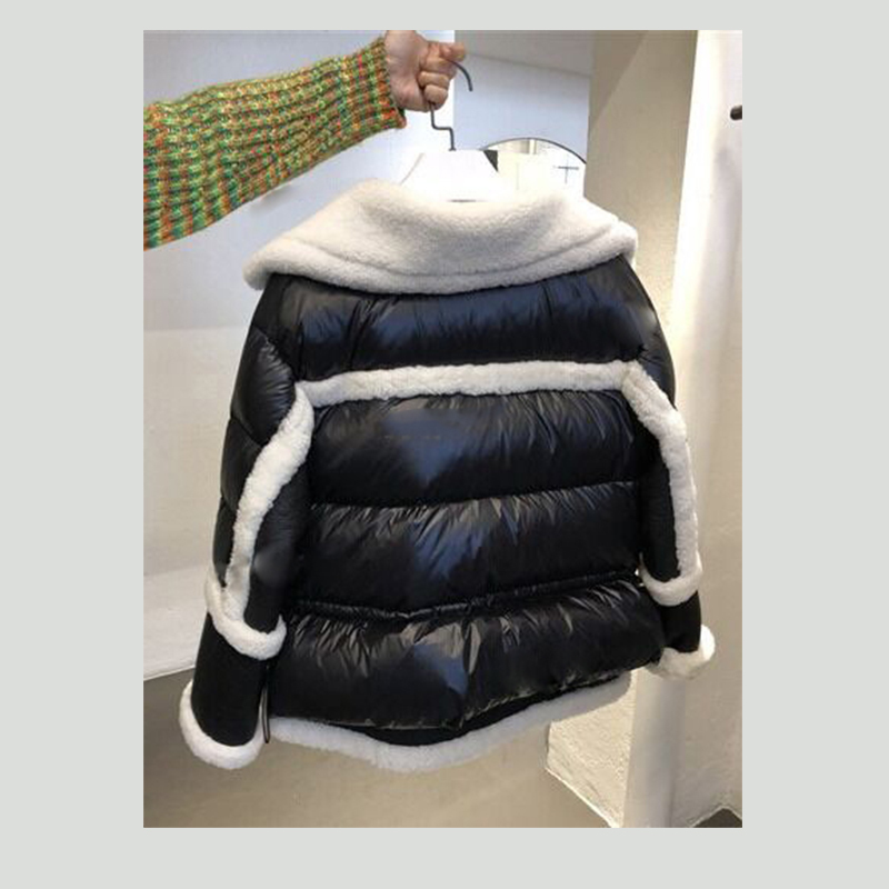 CEPRASK New Casual Loose Thick Parkas Plus Size Long Winter Jacket Women Bright Colors Hooded Warm Winter Coats Outerwear 201019