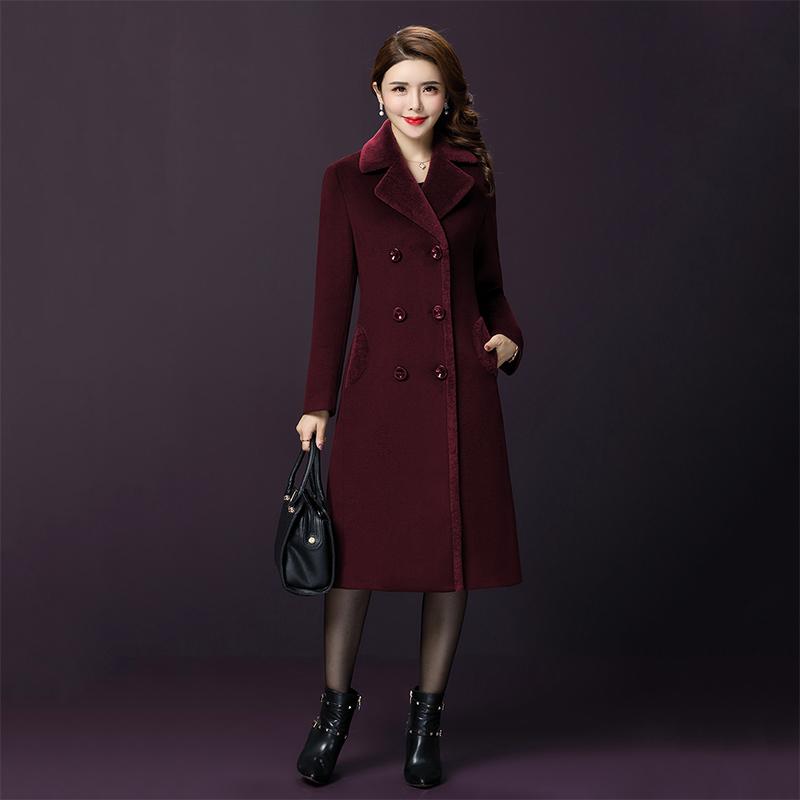 Plus size -4xl(bust 110cm)Woolen overcoat new winter middle - aged mother clothes big yards fashion female long style fur coats, Ga color
Plus size -4xl(bust 110cm)Woolen overcoat new winter middle - aged mother clothes big yards fashion female long style fur coats, Ga color