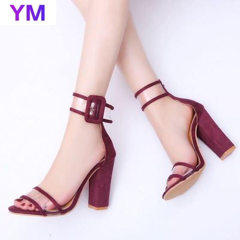 2021 Summer New Hot Style Women's Plus-size Fish Mouth Thick with One-word Buckle High-heeled Women Sandals Size 34-43, Black
2021 Summer New Hot Style Women's Plus-size Fish Mouth Thick with One-word Buckle High-heeled Women Sandals Size 34-43, Black