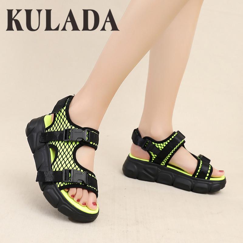 KULADA New Fashion Women's Sandals Open-toed Beach Shoes Platform Shoes Summer Outdoor Breathable Textile Sports Sandals, L0369
KULADA New Fashion Women's Sandals Open-toed Beach Shoes Platform Shoes Summer Outdoor Breathable Textile Sports Sandals, L0369