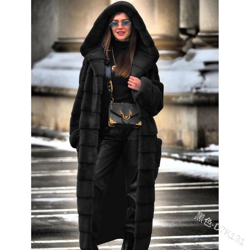 WEPBEL Long Sleeve Hooded Overcoat Women Long Open Coat Winter Slim Faux Fur Mid-Length, Blue
WEPBEL Long Sleeve Hooded Overcoat Women Long Open Coat Winter Slim Faux Fur Mid-Length, Blue
