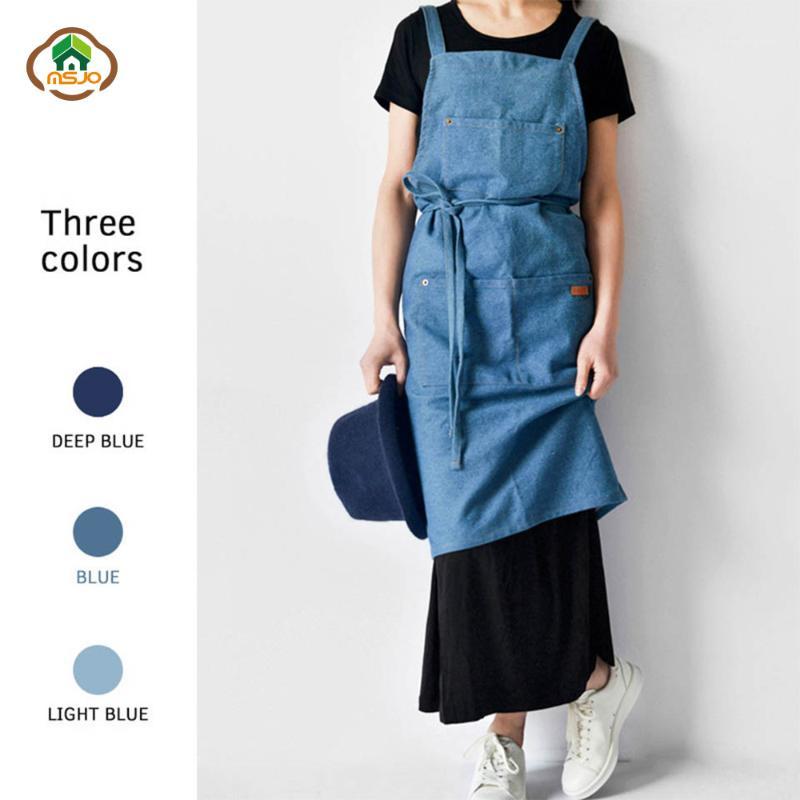 MSJO Kitchen Apron Denim Art Women Gardener Man Adults Long Dress Apron Barista Baking Paint Cooking Denim Aprons For Woman New1
MSJO Kitchen Apron Denim Art Women Gardener Man Adults Long Dress Apron Barista Baking Paint Cooking Denim Aprons For Woman New1