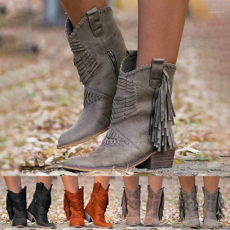 Classic Tassel Western Cowboy Boots for Women Leather Cowgirl Boots Low Heels Shoes Knee High Winter Zapatos De Mujer1, Black
Classic Tassel Western Cowboy Boots for Women Leather Cowgirl Boots Low Heels Shoes Knee High Winter Zapatos De Mujer1, Black