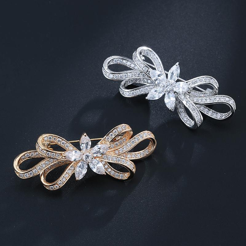 HONGHONG 2020 Cubic zirconia pins and brooches High Quality Bowknot brooches for women Wedding Dress fashion Jewelry WX8090
HONGHONG 2020 Cubic zirconia pins and brooches High Quality Bowknot brooches for women Wedding Dress fashion Jewelry WX8090