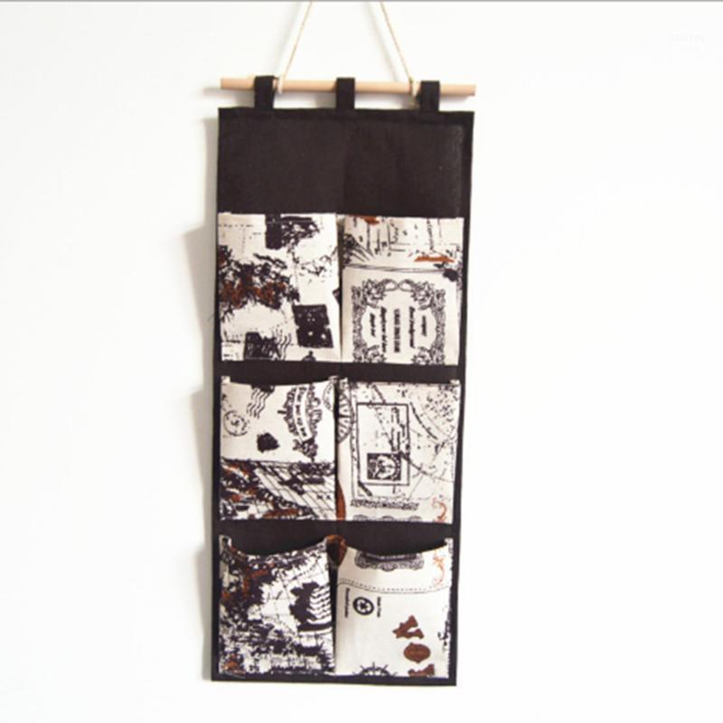Six-Pocket British Style Cotton And Linen Storage Hanging Bag Wall-Mounted Home Wardrobe Debris Storage Bag1, Coffee
Six-Pocket British Style Cotton And Linen Storage Hanging Bag Wall-Mounted Home Wardrobe Debris Storage Bag1, Coffee