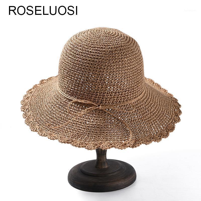 ROSELUOSI 2020 Spring Summer Hats For Women Solid Color Handmade Crochet Beach Hat Ladies Sun Hat Sombrero Mujer Verano1, Beige
ROSELUOSI 2020 Spring Summer Hats For Women Solid Color Handmade Crochet Beach Hat Ladies Sun Hat Sombrero Mujer Verano1, Beige