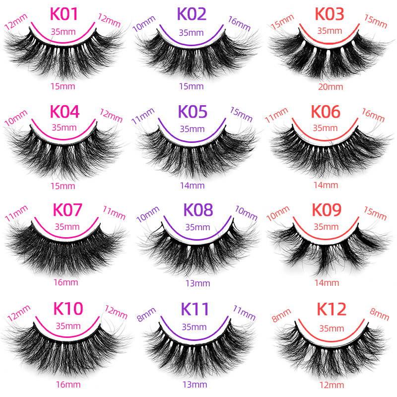 Mink Lashes 3D Eyelashes 100% Cruelty free Lash Handmade Reusable Natural Eyelash Extensions For Make Up Makeup