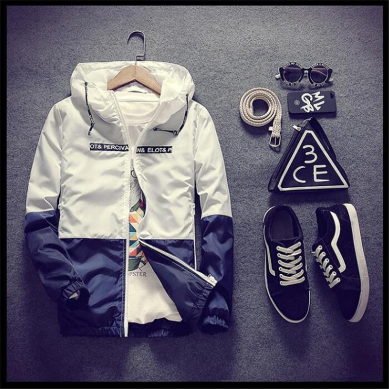 New Spring Autumn Casual Jacket Men With Hooded Patchwork Slim Fit Yong Men Boy Coat Student Windbreaker Jacket Male Outwear, Gray
New Spring Autumn Casual Jacket Men With Hooded Patchwork Slim Fit Yong Men Boy Coat Student Windbreaker Jacket Male Outwear, Gray