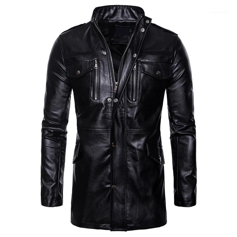 Men Autumn Winter Black PU Leather Jacket Stand Collar Long Sleeve Zippers Pocket Warm Casual Windproof Coat Big Size 5XL 6Q24771, As pic
Men Autumn Winter Black PU Leather Jacket Stand Collar Long Sleeve Zippers Pocket Warm Casual Windproof Coat Big Size 5XL 6Q24771, As pic