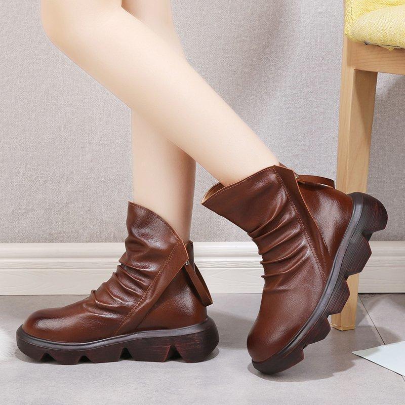 Lucyever Soft Pu Leather Chunky Ankle Boots for Women Warm Short Plush Platform Shoes Woman Brown Non Slip Winter Booties Mujer1, Brown single
Lucyever Soft Pu Leather Chunky Ankle Boots for Women Warm Short Plush Platform Shoes Woman Brown Non Slip Winter Booties Mujer1, Brown single
