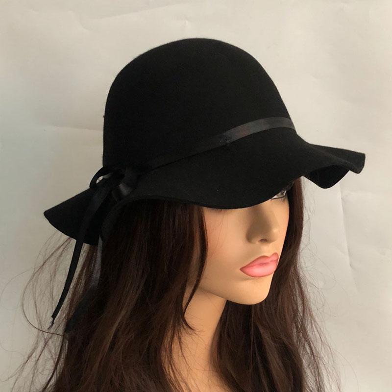 Fashion New Winter Fedoras Solid Wool Warm Fedoras for Women Girl Wool Jazz Caps Wide Brim Simple Flat Top Hats, Black
Fashion New Winter Fedoras Solid Wool Warm Fedoras for Women Girl Wool Jazz Caps Wide Brim Simple Flat Top Hats, Black
