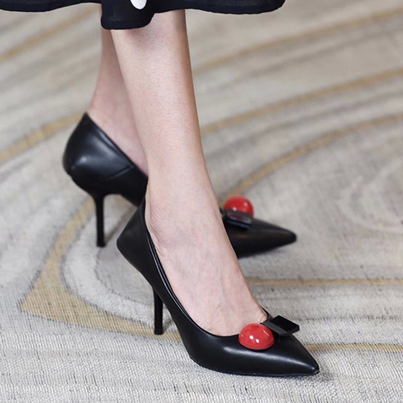 2020 Autumn New Fashion Women Pumps Pointed Toe High Heels Dress Shoes Ball Thin Heel Office Lady Shoe White zapatos mujer 8742N #bq3j, Black
2020 Autumn New Fashion Women Pumps Pointed Toe High Heels Dress Shoes Ball Thin Heel Office Lady Shoe White zapatos mujer 8742N #bq3j, Black