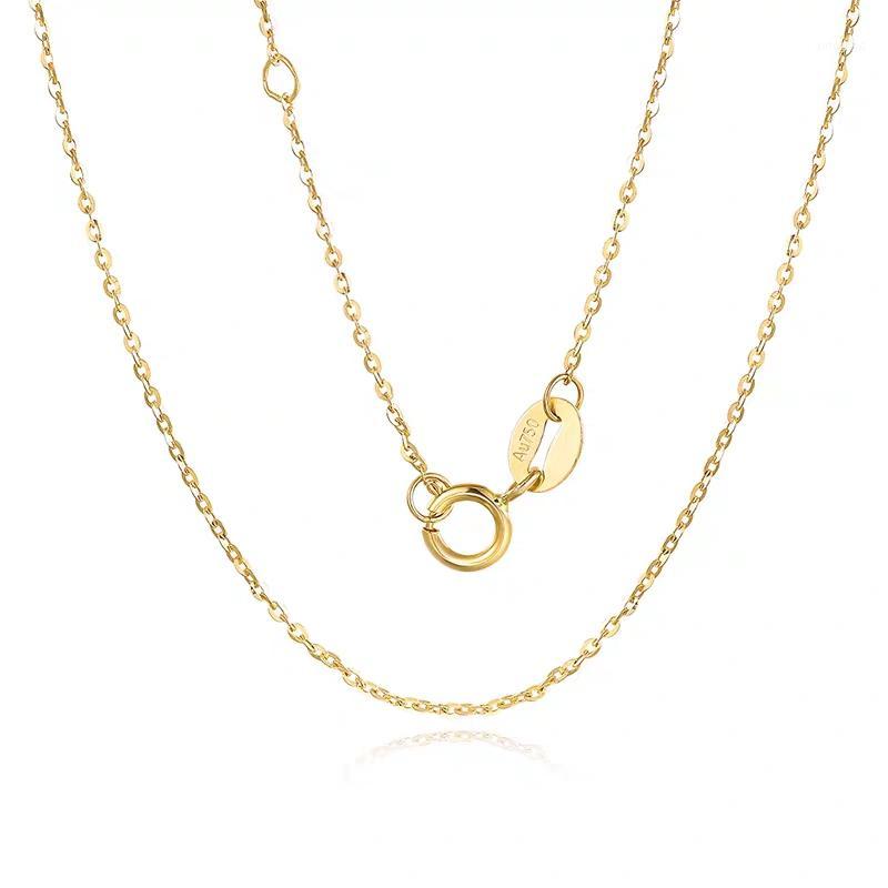 Chains VOJEFEN AU750 Jewelry Real Gold Necklace 18k Pure For Women And Men,18 K Yellow & Rose Chain1
Chains VOJEFEN AU750 Jewelry Real Gold Necklace 18k Pure For Women And Men,18 K Yellow & Rose Chain1