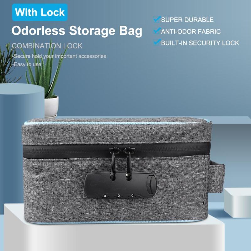 Smell Proof Bag With Combination Lock Waterproof Storage Bag Odor Proof Stash Storage Case Container For Home Travel Camping9980334