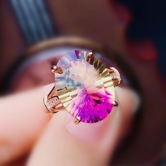 Cluster Rings Ametrine Ring Per Jewelry 10*14mm 7ct Colorful Gemstone 925 Sterling Silver Fine Women Oval J292106, Golden;silver
Cluster Rings Ametrine Ring Per Jewelry 10*14mm 7ct Colorful Gemstone 925 Sterling Silver Fine Women Oval J292106, Golden;silver