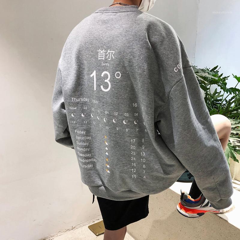 2019 spring new Seoul weather forecast printing men's round neck pullover sweatshirt ropa de hombre metal gear solid Cotton1, Black
2019 spring new Seoul weather forecast printing men's round neck pullover sweatshirt ropa de hombre metal gear solid Cotton1, Black