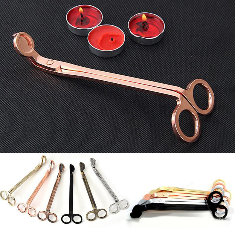 18*6CM Stainless Steel Candle Wick Trimmer Oil Lamp Trim scissor tijera tesoura Cutter Snuffer Tool Hook Clipper 6colors
18*6CM Stainless Steel Candle Wick Trimmer Oil Lamp Trim scissor tijera tesoura Cutter Snuffer Tool Hook Clipper 6colors