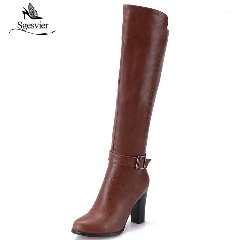 Sgesvier 2020 Fashion Women Boots Zipper Square High Heel Round Toe Platform Knee High Boots Warm Winter Shoes Size 34-43 OX6111, Black
Sgesvier 2020 Fashion Women Boots Zipper Square High Heel Round Toe Platform Knee High Boots Warm Winter Shoes Size 34-43 OX6111, Black