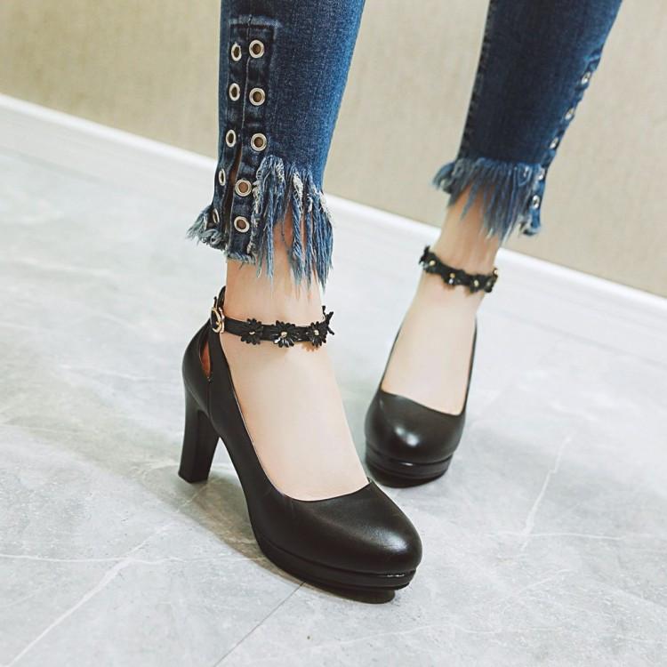 PXELENA Quality Thin High Heels Wedding Shoes Women Flower Ankle Strap Shallow Party Dress Date Pumps Black Beige Pink Hot 34-43
PXELENA Quality Thin High Heels Wedding Shoes Women Flower Ankle Strap Shallow Party Dress Date Pumps Black Beige Pink Hot 34-43