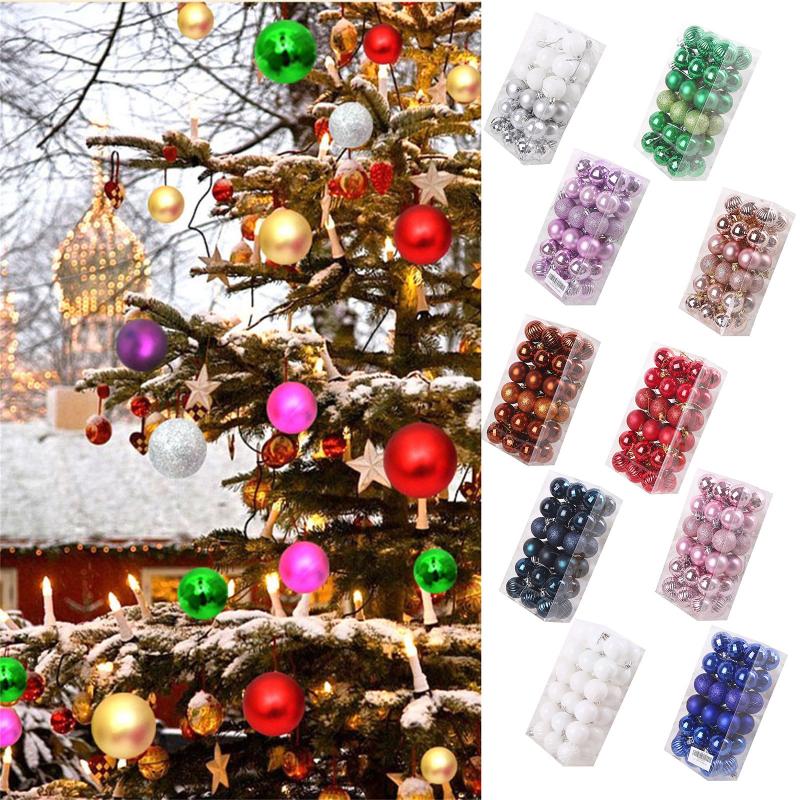 40#36pcs/lot Christmas Tree Decor Ball Bauble Hanging Xmas Party Ornament Decorations For Home Christmas Decorations Navidad
40#36pcs/lot Christmas Tree Decor Ball Bauble Hanging Xmas Party Ornament Decorations For Home Christmas Decorations Navidad