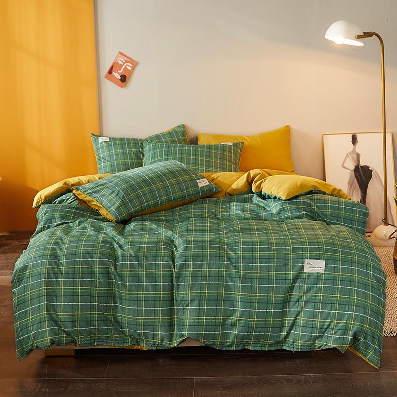 japan style plaid bedding set Nordic bed linen duvet cover pillowcase bed sheet sets queen king size set, 02
japan style plaid bedding set Nordic bed linen duvet cover pillowcase bed sheet sets queen king size set, 02