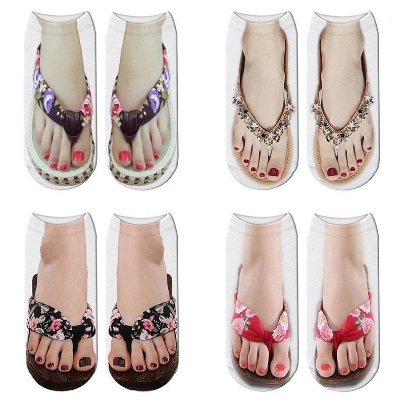 New 3D Printed Ladies Beach Slippers Pattern Short Socks Summer Women Kawaii Sandals Slippers Ankle Socks Calcetines Mujer1
New 3D Printed Ladies Beach Slippers Pattern Short Socks Summer Women Kawaii Sandals Slippers Ankle Socks Calcetines Mujer1
