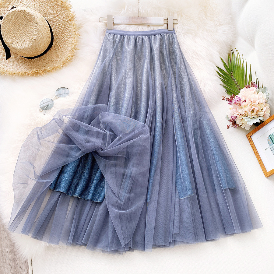 2021 New Spring Summer Elegant Women High Waist Pleated Long Midi a Line Mesh Skirts Shinning Tutu Tulle Skirt Qep3, Khaqi 569
2021 New Spring Summer Elegant Women High Waist Pleated Long Midi a Line Mesh Skirts Shinning Tutu Tulle Skirt Qep3, Khaqi 569