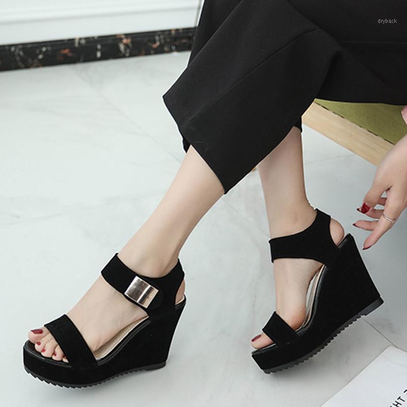 Rimocy Fashion Metal Ankle Strap Wedges Sandals for Women 10 Cm High Heels Platform Shoes Woman Summer Casual Sandalias Mujer1, Green
Rimocy Fashion Metal Ankle Strap Wedges Sandals for Women 10 Cm High Heels Platform Shoes Woman Summer Casual Sandalias Mujer1, Green