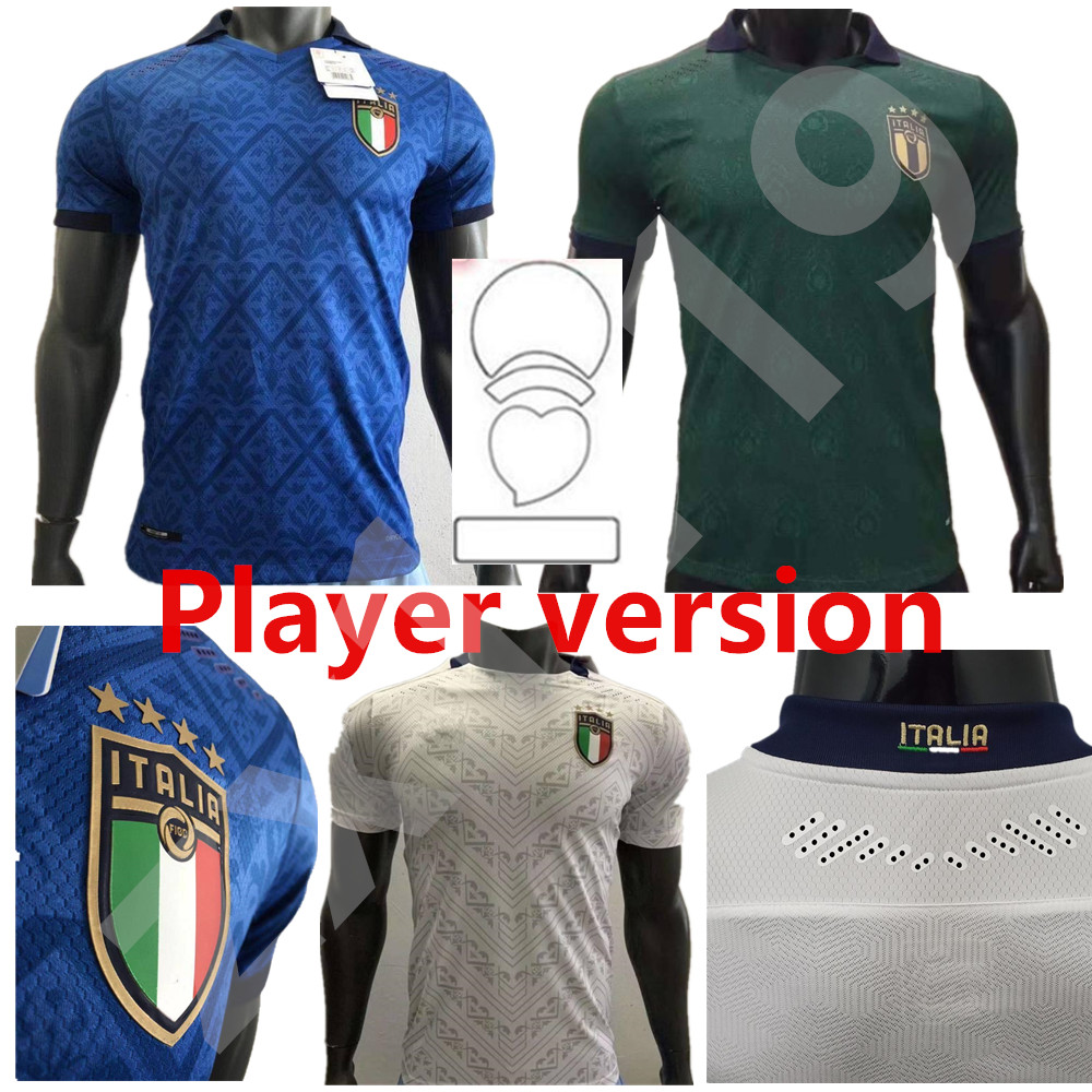2020 Italy soccer jersey home away 3rd Player version INSIGNE BELOTTI JORGINHO VERRATTI PELLEGRINI 20 21 football Player shirt, Black;yellow
2020 Italy soccer jersey home away 3rd Player version INSIGNE BELOTTI JORGINHO VERRATTI PELLEGRINI 20 21 football Player shirt, Black;yellow