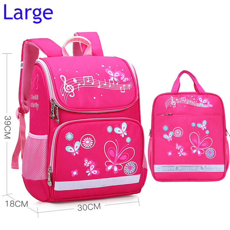 Children School Bags Set For Girls Boys Orthopedic Backpack Cartoon Butterfly Car School Bag Kids Satchel Knapsack Mochila LJ201225