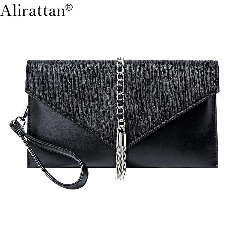 Alirattan New Women Casual Tassel Envelope Bag 2021 Fashion Chains Shoulder Messenger Bag Designer Shopping Travel Clutch XMS338, Black
Alirattan New Women Casual Tassel Envelope Bag 2021 Fashion Chains Shoulder Messenger Bag Designer Shopping Travel Clutch XMS338, Black