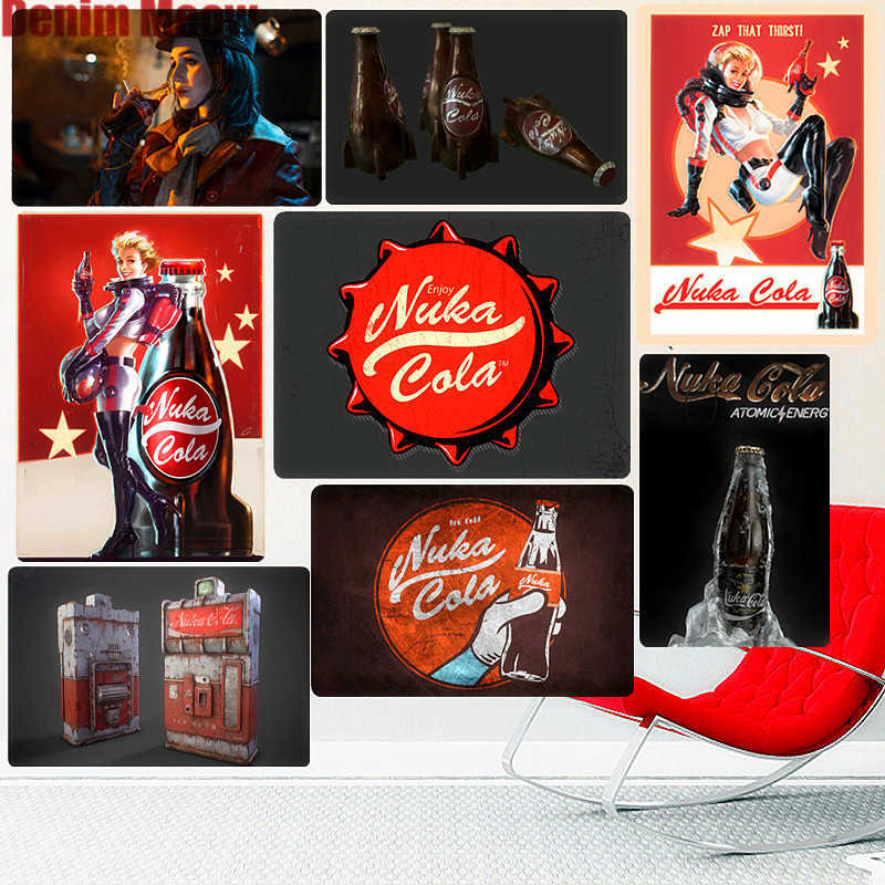 Nuka Cola Retro Metal Signs Bar Pub Decorative Plate Fallout Wall Stickers Game Lovers Art Tin Painting Vintage Home Decor
Nuka Cola Retro Metal Signs Bar Pub Decorative Plate Fallout Wall Stickers Game Lovers Art Tin Painting Vintage Home Decor