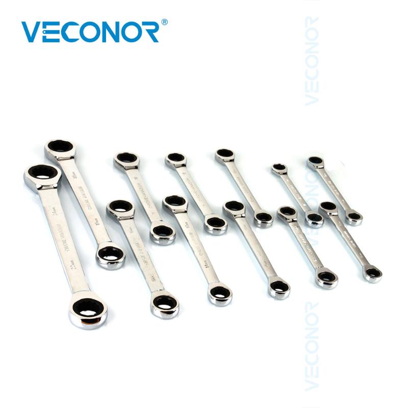 VECONOR 9-24mm Dual Ratchet Ring Head Wrench CRV Steel Full Polish 72T Ratcheting Spanner Professional Repair Tool
VECONOR 9-24mm Dual Ratchet Ring Head Wrench CRV Steel Full Polish 72T Ratcheting Spanner Professional Repair Tool