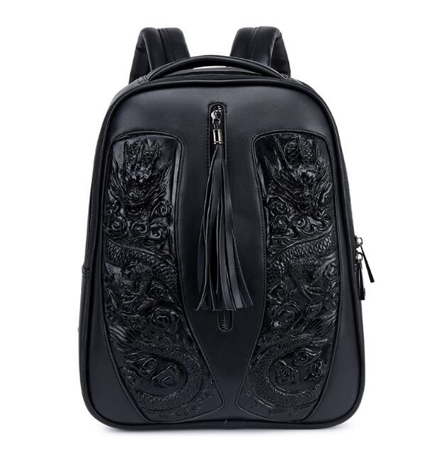 Stylish backpacks 3D wolf head backpack special cool shoulder bags for teenage girls PU leather laptop school bags