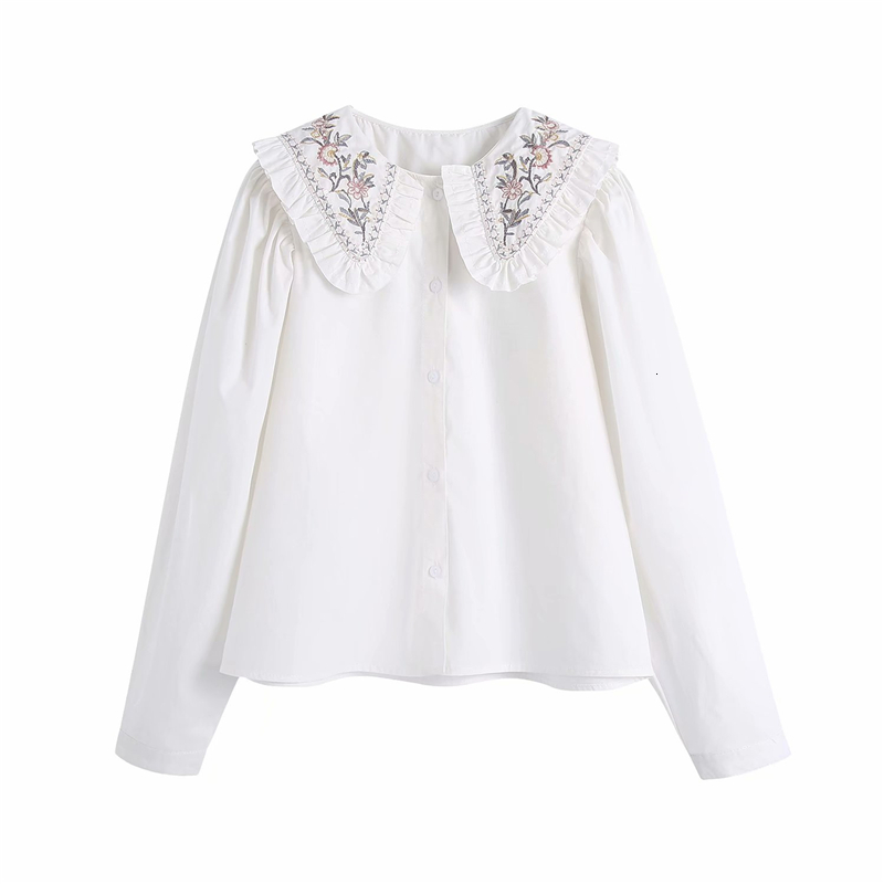 2021 New Elegantes Floral Bordado Moda Senhoras Turn Down Colarinho Camisa Streetwear Feminino Solto Topos Meninas Blusa Chique Hwyv, White
2021 New Elegantes Floral Bordado Moda Senhoras Turn Down Colarinho Camisa Streetwear Feminino Solto Topos Meninas Blusa Chique Hwyv, White