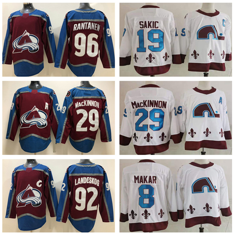 Reverse Retro Colorado Avalanche Hockey Jersey 8 Cale Makar 29 Nathan MacKinnon 92 Gabriel Landeskog 96 Mikko Rantanen 19 Joe Sakic Jersey, Women's color 1
Reverse Retro Colorado Avalanche Hockey Jersey 8 Cale Makar 29 Nathan MacKinnon 92 Gabriel Landeskog 96 Mikko Rantanen 19 Joe Sakic Jersey, Women's color 1