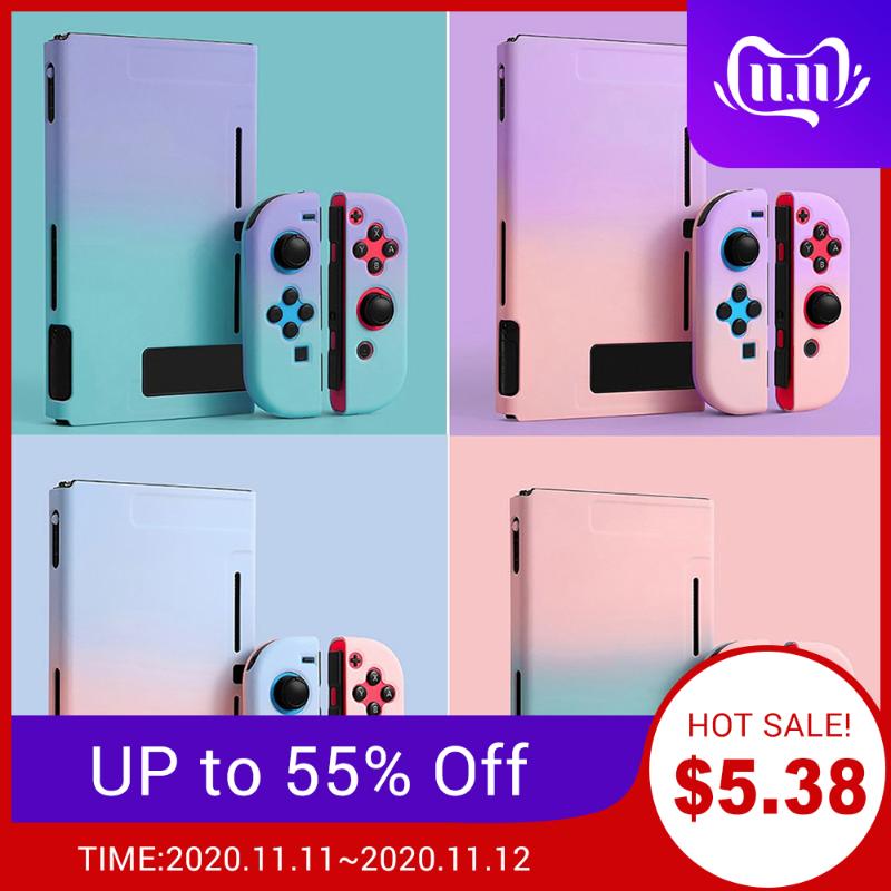 2021 NEW Joycon Shell Gradient Color Protective Case Joy Con Controller Hard Housing Full Cover Shell For Switch Game Co
2021 NEW Joycon Shell Gradient Color Protective Case Joy Con Controller Hard Housing Full Cover Shell For Switch Game Co