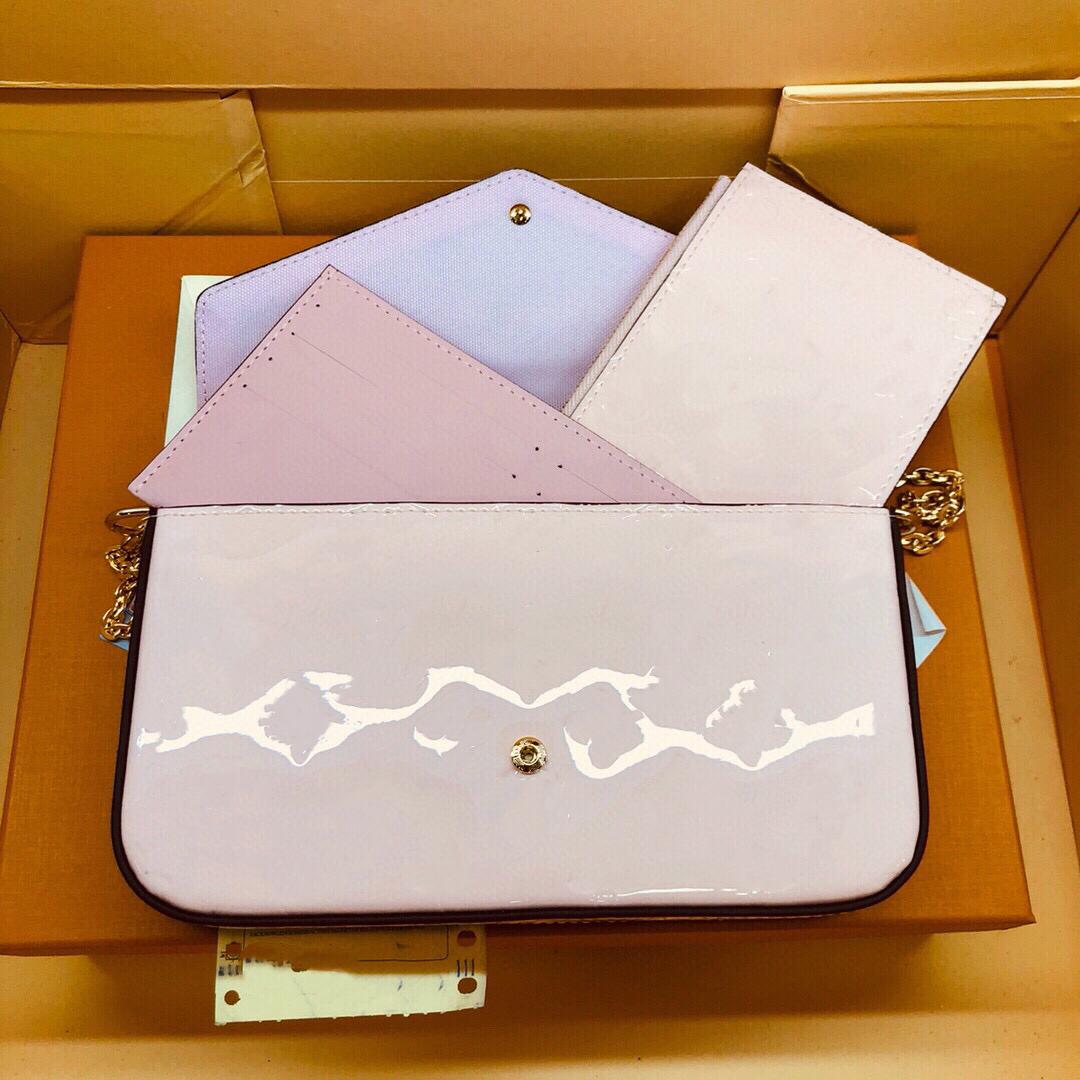 Luxury designer handbag designer handbag Felice wallet glossy leather zipper shoulder bag lady messenger bag designer handbag, 3 #61276
Luxury designer handbag designer handbag Felice wallet glossy leather zipper shoulder bag lady messenger bag designer handbag, 3 #61276