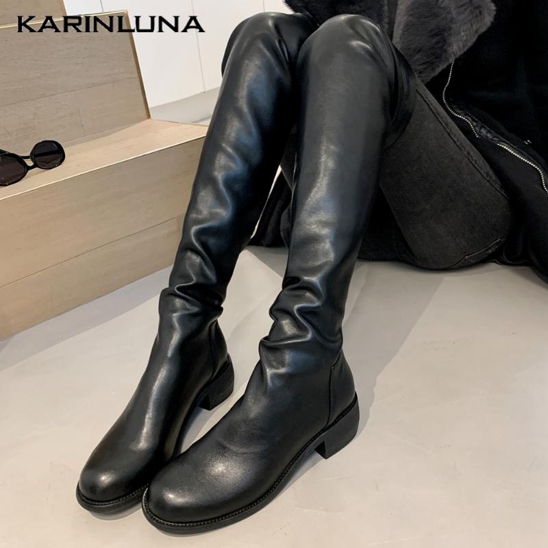 2021 New Design Dropship High Quality Stretch woman booties Solid Round toe chunky Heels Slip-On Autumn female shoes, Black long
2021 New Design Dropship High Quality Stretch woman booties Solid Round toe chunky Heels Slip-On Autumn female shoes, Black long