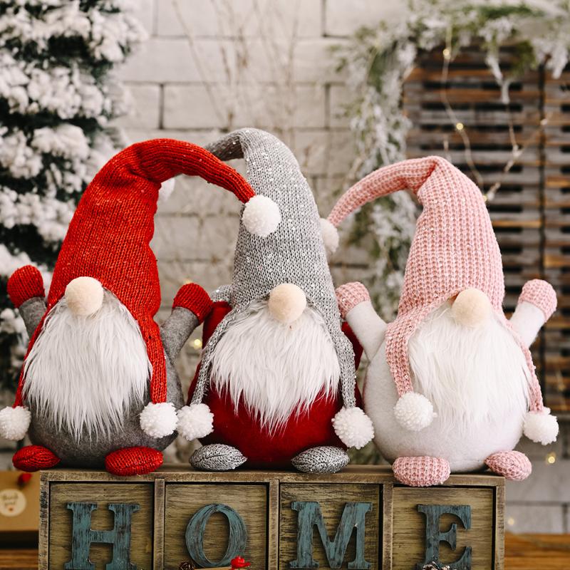 Big Christmas Pendant Santa Kintted Cute Gnome Doll Xmas New Year Pendant Merry Christmas Tree Decorations for Home Natal Gift
Big Christmas Pendant Santa Kintted Cute Gnome Doll Xmas New Year Pendant Merry Christmas Tree Decorations for Home Natal Gift