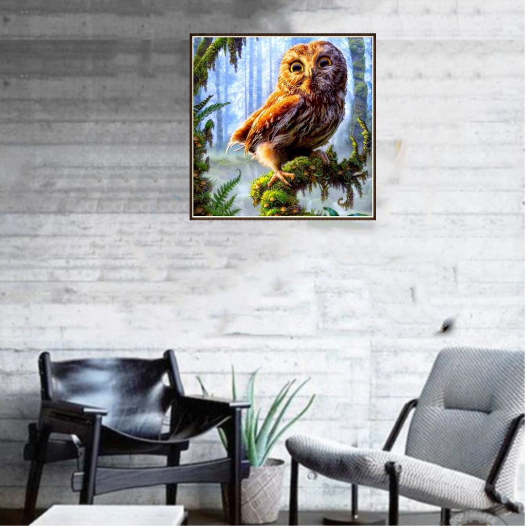 Diamond Painting with the Owl Paintings with Hanging Decorative Pictures with Colorful Owl Pictures for Full Diamond in Living Room Bedroom
Diamond Painting with the Owl Paintings with Hanging Decorative Pictures with Colorful Owl Pictures for Full Diamond in Living Room Bedroom