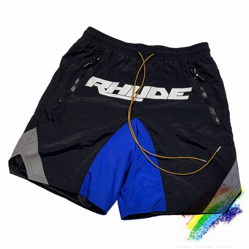 Reflective Rhude Shorts Hip-Hop Black Blue 1:1 High-Quality RHUDE Mens Shorts Yellow Drawstring Zip Pocket RHUDE Shorts Y200831
Reflective Rhude Shorts Hip-Hop Black Blue 1:1 High-Quality RHUDE Mens Shorts Yellow Drawstring Zip Pocket RHUDE Shorts Y200831