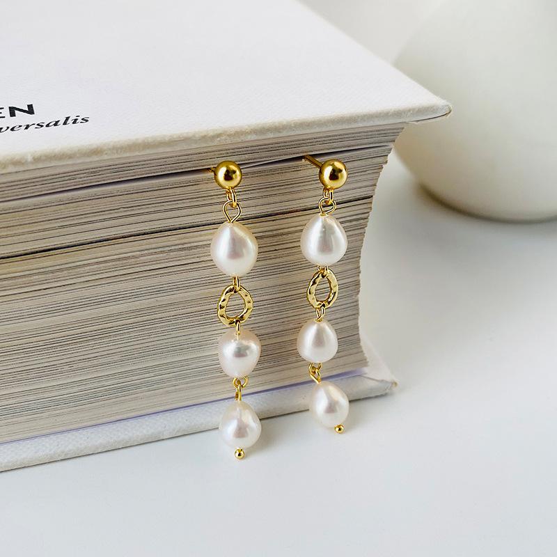 Silvology 925 Sterling Silver Natural Pearl Long Earrings for Women Elegant Light Luxury Statement Stud Earrings Party Jewelry
Silvology 925 Sterling Silver Natural Pearl Long Earrings for Women Elegant Light Luxury Statement Stud Earrings Party Jewelry