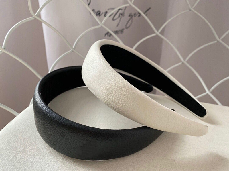 Fashion Hair Accessories classic 2 color PU headband hairband for ladies collection design items party gift